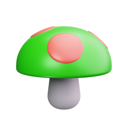 Mushroom  3D Icon