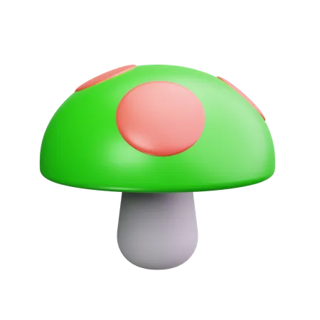 Mushroom  3D Icon