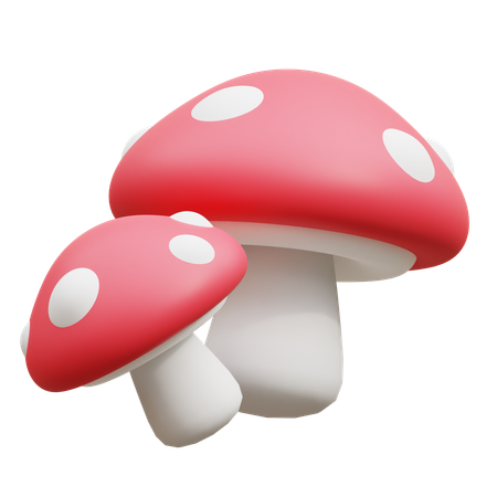 Mushroom  3D Icon