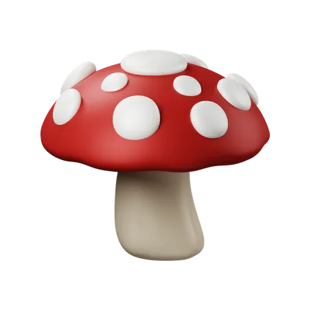 Mushroom  3D Icon