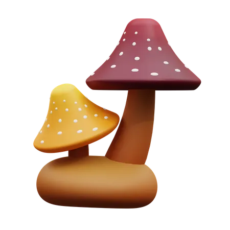 Mushroom  3D Icon