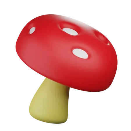 Mushroom  3D Icon