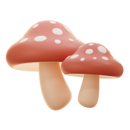 Mushroom  3D Icon