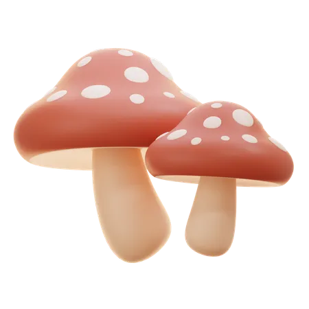 Mushroom  3D Icon