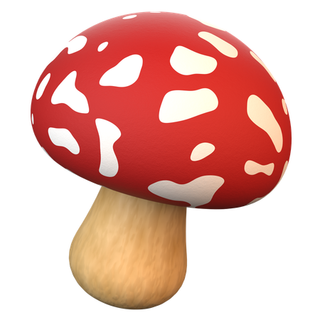 Mushroom  3D Icon