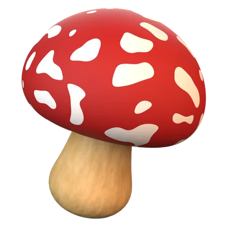 Mushroom  3D Icon