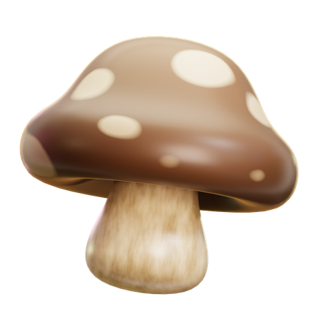 Mushroom  3D Icon