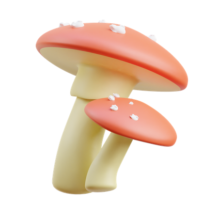 Mushroom  3D Icon