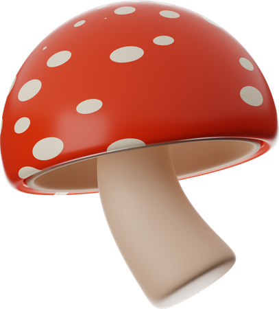 Mushroom  3D Icon