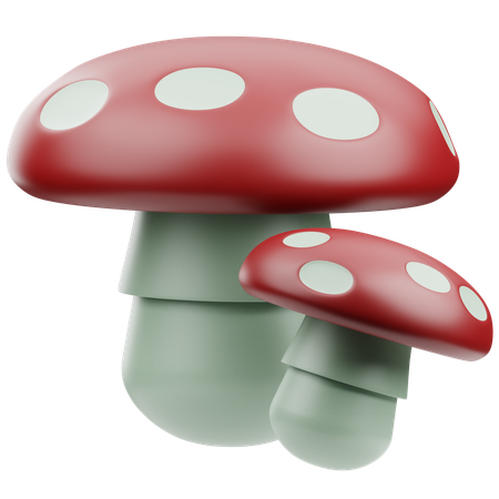 Mushroom  3D Icon
