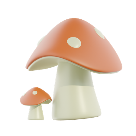 Mushroom  3D Icon