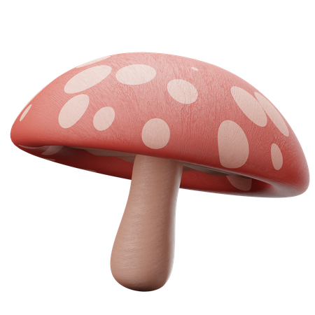 Mushroom  3D Illustration