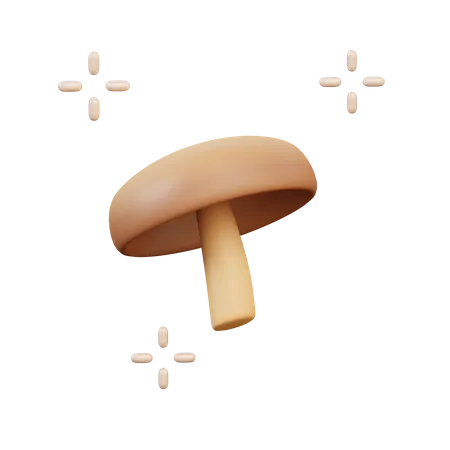 Mushroom  3D Illustration