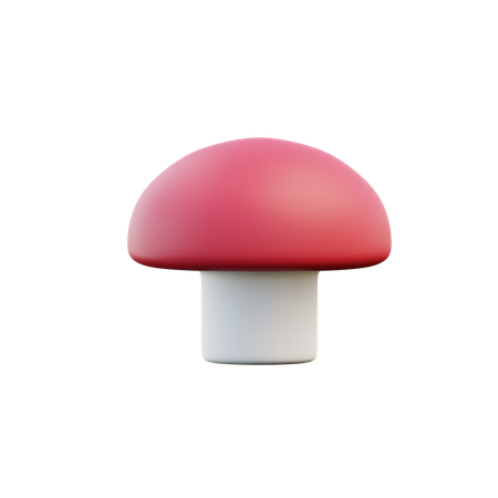 Mushroom  3D Illustration