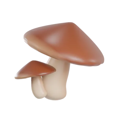 Mushroom  3D Illustration