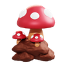 fungus emoji 3d