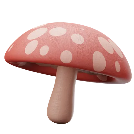 Mushroom 3D Illustration