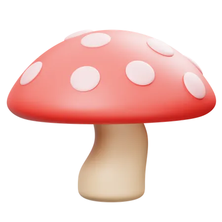 Mushroom 3D Icon