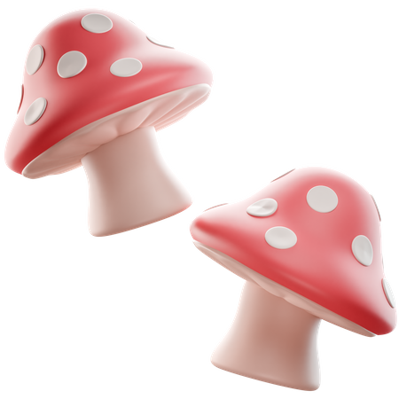 Mushroom 3D Icon