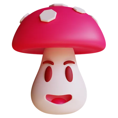 Mushroom Fungi  3D Icon