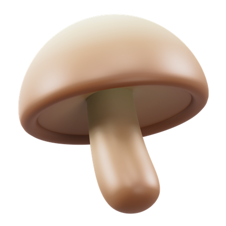 Mushrooms  3D Icon