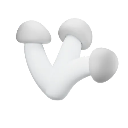 Mushrooms  3D Icon