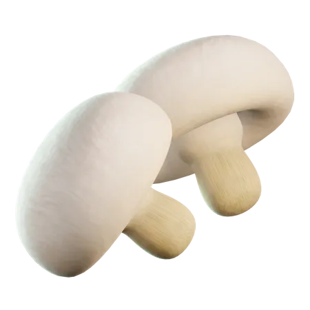 Mushrooms 3D Icon