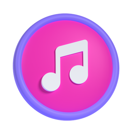 Music  3D Icon