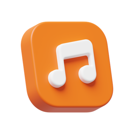 Music  3D Icon