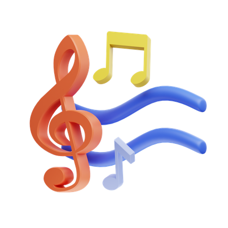 Music  3D Icon