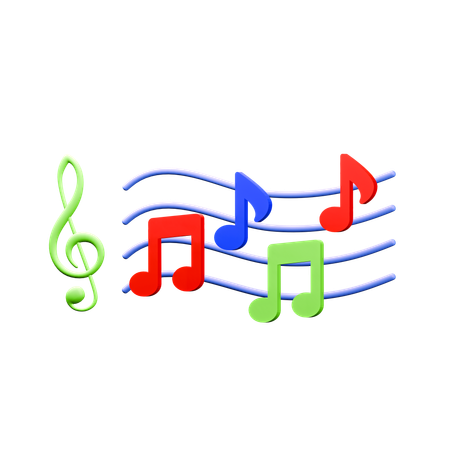 Music  3D Icon