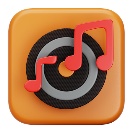 Music  3D Icon