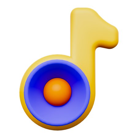 Music  3D Icon