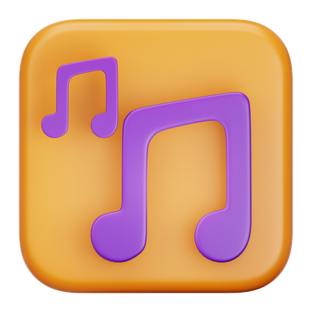 Music  3D Icon