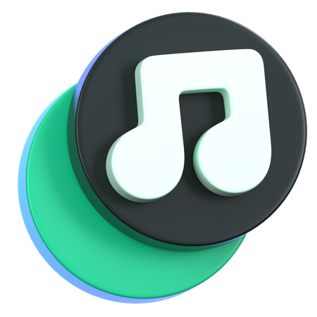 Music  3D Icon