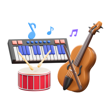 Music  3D Icon