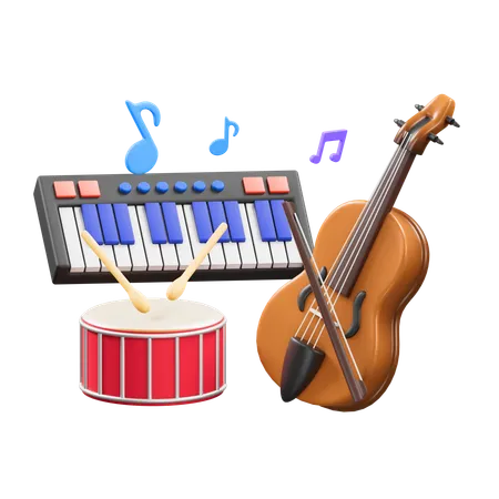 Music  3D Icon