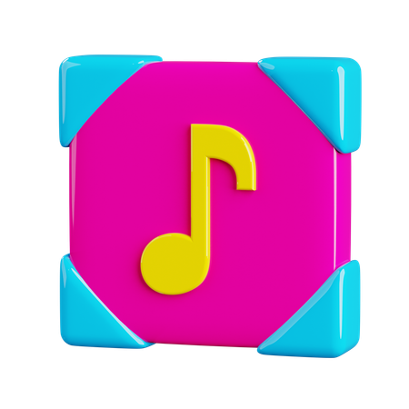 Music  3D Icon