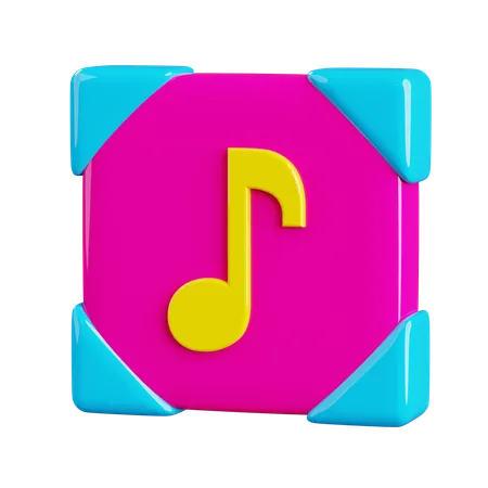 Music  3D Icon