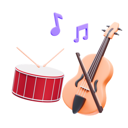 Music  3D Icon