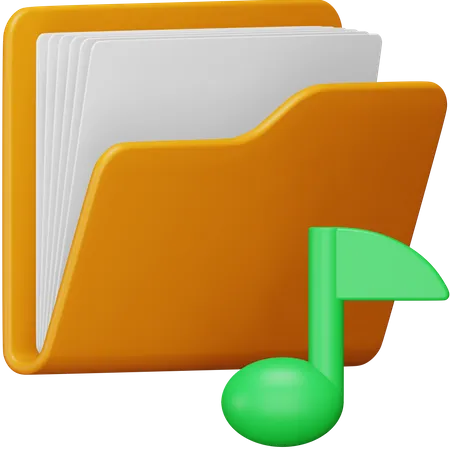 Music  3D Icon