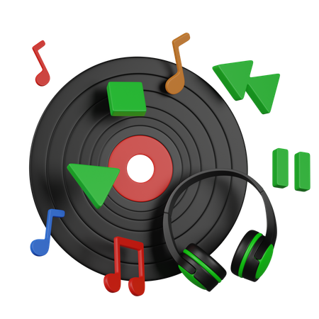 Music  3D Icon