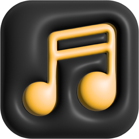 Music  3D Icon