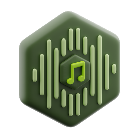 Music  3D Icon