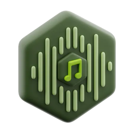 Music  3D Icon