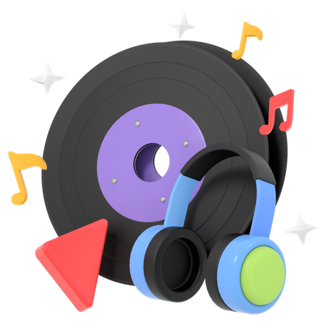 Music  3D Icon