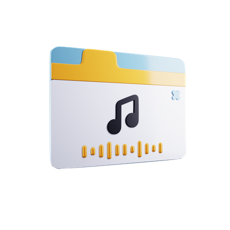 Music  3D Icon