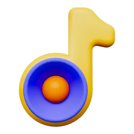Music  3D Icon