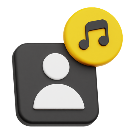 Music Account  3D Icon