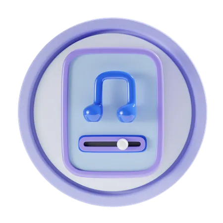 Music Adjuster 3 D Icon Illustration 3D Icon
